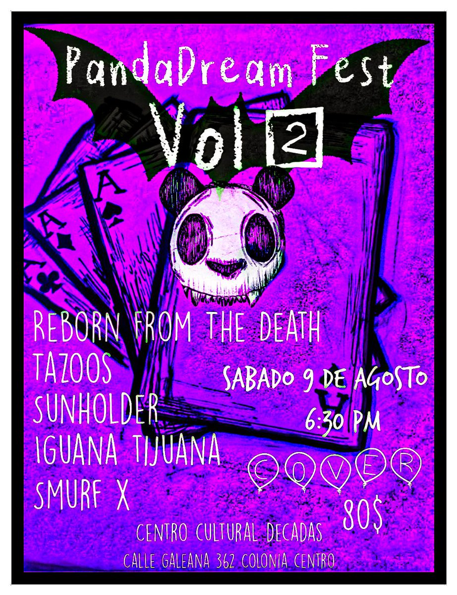 Señores paso a dejar una cordial invitación para ir el siguiente sábado apoyar a estás banditas independientes, entre ellas a TAZOOS que como ya muchos saben ahí toca mi hijo, espero poder verlos y chingarnos unas chelitas! 
#rock #Independientes #todosapoyar #retuit  😎🤗