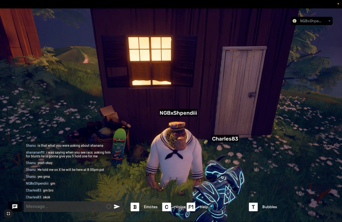 Flexing my new Cheetah Geez in the Swamp

Come find me posted up by my wicked skateboard for the next hour... 

First 9 people (outside of charles83 sniping me early) to find me Otherside will win 15 $ape ON APECHAIN each.