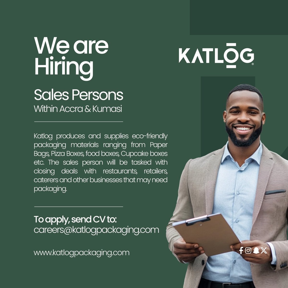 katlogpackaging's tweet photo. Join us as we send sustainable packaging to every part of the county 🇬🇭 https://t.co/mg2JNybNUB