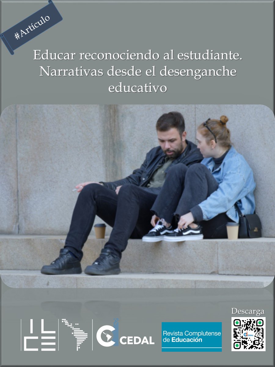 🏫 Repensar la escuela desde sus ausencias.
Este artículo analiza el abandono escolar como una oportunidad para transformar la educación y construir espacios más inclusivos. ✨

Léelo aquí 👉 bit.ly/4ojkbIN

Comparte #CEDAL #ILCE y explora nuestro catálogo 📖