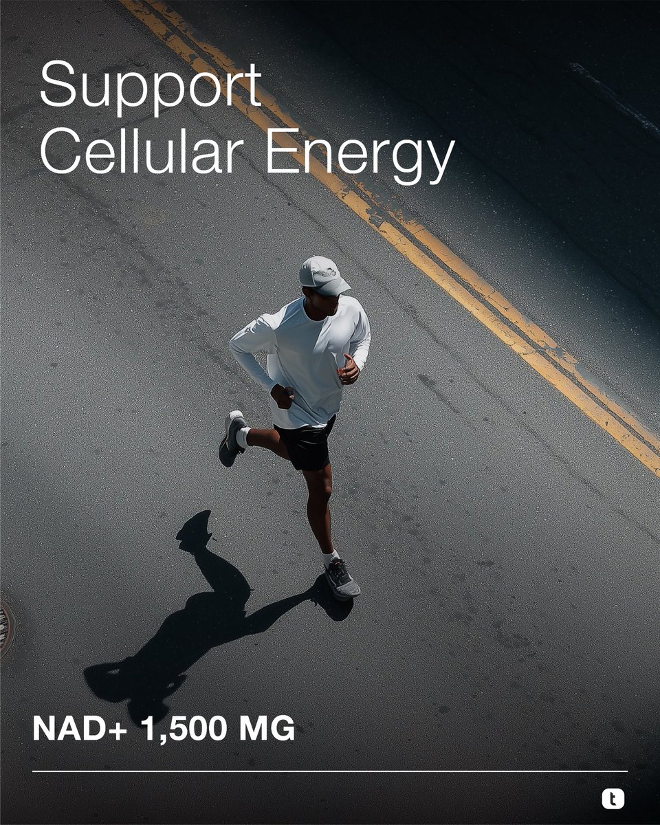 Support energy at the source.

Toniiq NAD+ delivers 1,500 mg per serving to support cellular energy and metabolism.

Now 15% off on our website.

#Toniiq #NADPlus #CellularEnergy #ElevatedNutrients