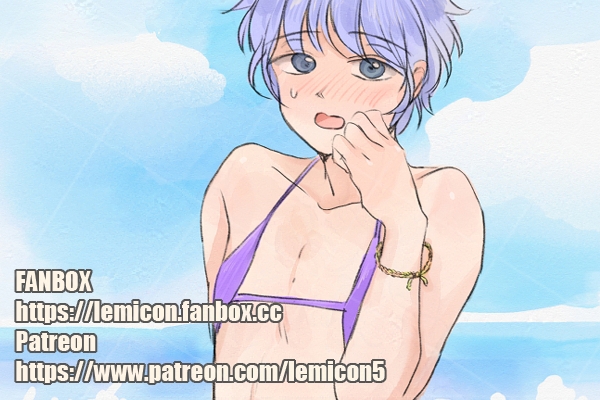 紫色のスリングショット水着👙💜Purple sling bikini 