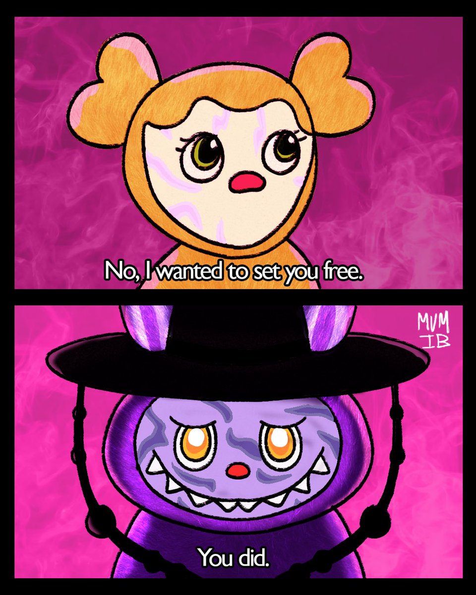 IdeasBorrador's tweet photo. KPop Demon Hunters x Twice x Labubu ✨
#kpopdemonhunters #kpdh #twice #labubu #jinu #jihyo #rumi #lovely #twicelollapalooza #fanart #digitalart #laburi https://t.co/ZeusuQ9CFh