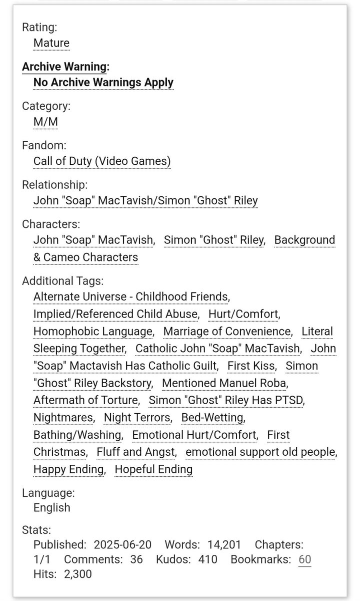 if you're looking for a ghoap fic may I humbly interest you in what I would consider the best of my works 🫣

archiveofourown.org/works/66728287