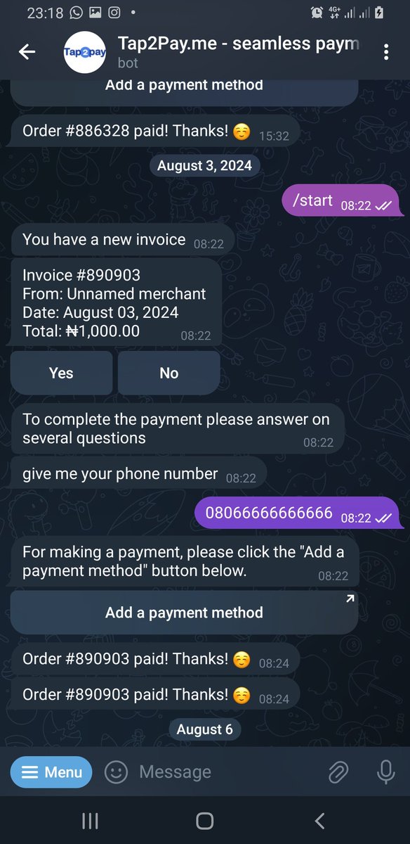 SkRajiTech's tweet image. Struggling to get paid on social media? 
Tap2pay makes it easy.  Your customers tap and pay in seconds, right inside social platforms and Messengers.

No struggles!
Just sales! 

Try it today.  

visit our link at tap2pay.me and get started for FREE