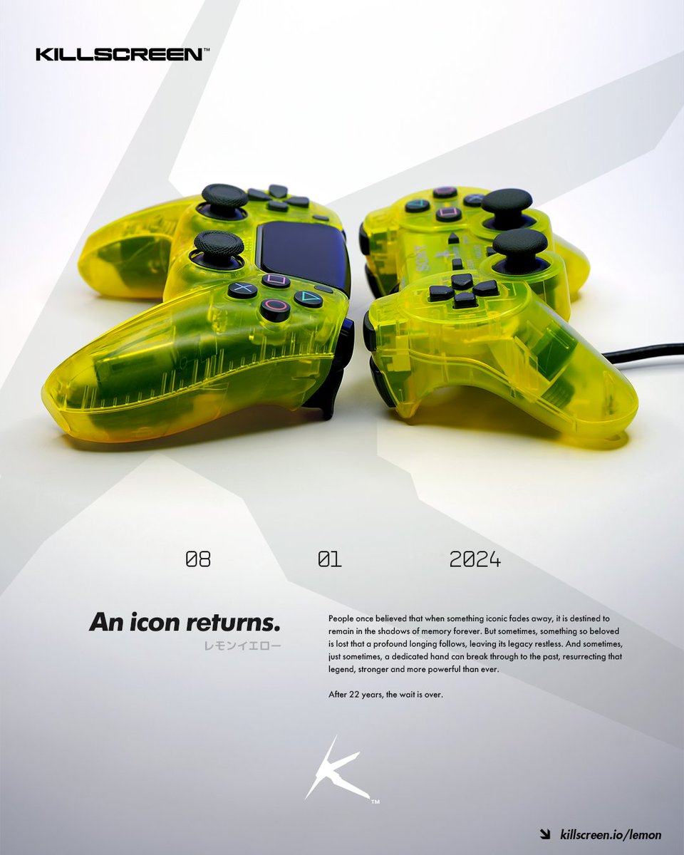 One year later, time flies. #LemonYellow #PS5