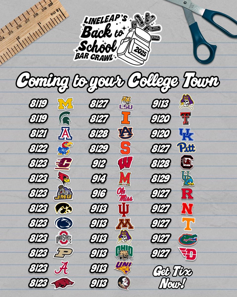 PurdueChicks's tweet photo. 🗣 BAR CRAWL!! Introducing📚LineLeap’s Back to School Bar Crawl 🍺
👕 SHIRTS ON SALE only on the LineLeap App (download w/ link in @lineleap_ bio). Must be 21+
📱 Stay tuned to LineLeap's IG and app for updates and info on bars, start times, t-shirt pickup times, specials &amp; more https://t.co/mLnAFcq7ax