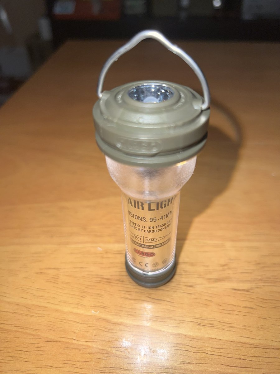 MikeKilo0306's tweet image. CARGO CONTAINERの新製品のランタンAir Lightが届きました
Goal Zeroのアクセサリーが使用出来ます
bluetooth接続でスマホアプリからコントロール出来るのが良いです

#cargocontainer