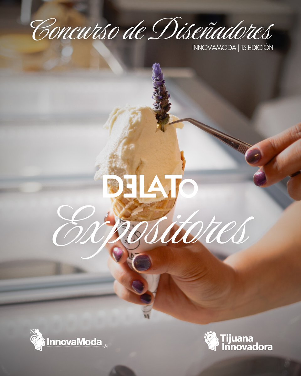 TjInnovadora's tweet image. 🍨 En #InnovaModa2025 damos la bienvenida a Delato Gelatería &amp;amp; Deli, un rincón de Tijuana que transforma el gelato artesanal en una experiencia única

¡Ya viene @InnovaModa_Mx!

📅 Domingo 17/Agosto
📍 Hotel Castillos del Mar
🎟️ Boletos YA A LA VENTA ⤵️

eventbrite.com/e/innovamoda-c…