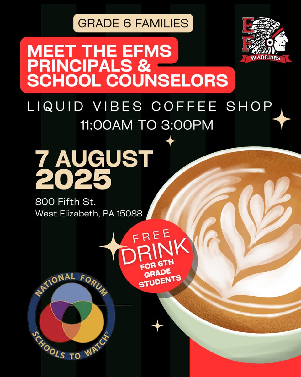 EFSDWarriors's tweet photo. Join us tomorrow 11:00 - 3:00! #warriorpride #EFMS https://t.co/lMF14vrHV1