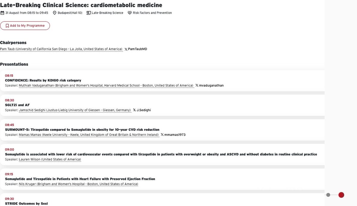 SEMAGLUTIDE vs TIRZEPATIDE
🔎While SURMOUNT-5 (head-to-head) showed⬆️weight loss with TIRZE...
🔎Recent RWD #endo2025 showed how both SEMA &amp; TIRZE achieved significant weight loss
🔎Awaiting data on CVD to be presented as #LBCT at #ESCcongress #WCCCardio
🔎Any guesses?
#GLP1ar