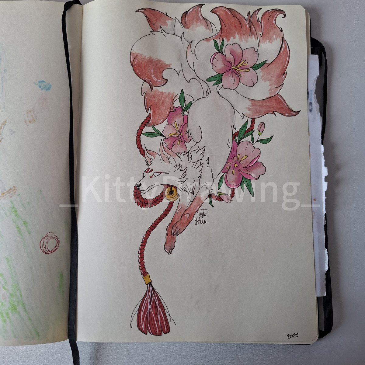 _cutedrawing_'s tweet photo. Kitsune🦊⛩️✨
 ᡣ𐭩 •｡ꪆৎ ˚⋅

#sketch #greekartist #art #traditionalart #painting #kitsune #kitsuneart #fox #japanart #japan  #drawing #painting #ınstaart #ınstaartist #sakura #traditional https://t.co/y2wnx6hX76