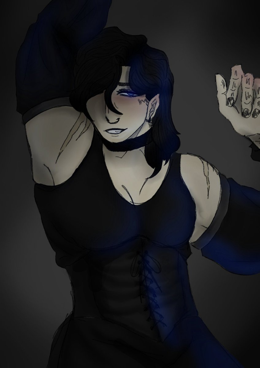 Malfunction5442's tweet photo. Bring the Eliza love back.

“Everything she does is a game of cat and mouse, predator and prey. You’d be wise to watch your back.” 

#oc #ocart #killeroc #undeadoc #art https://t.co/UMiXNMDWyo