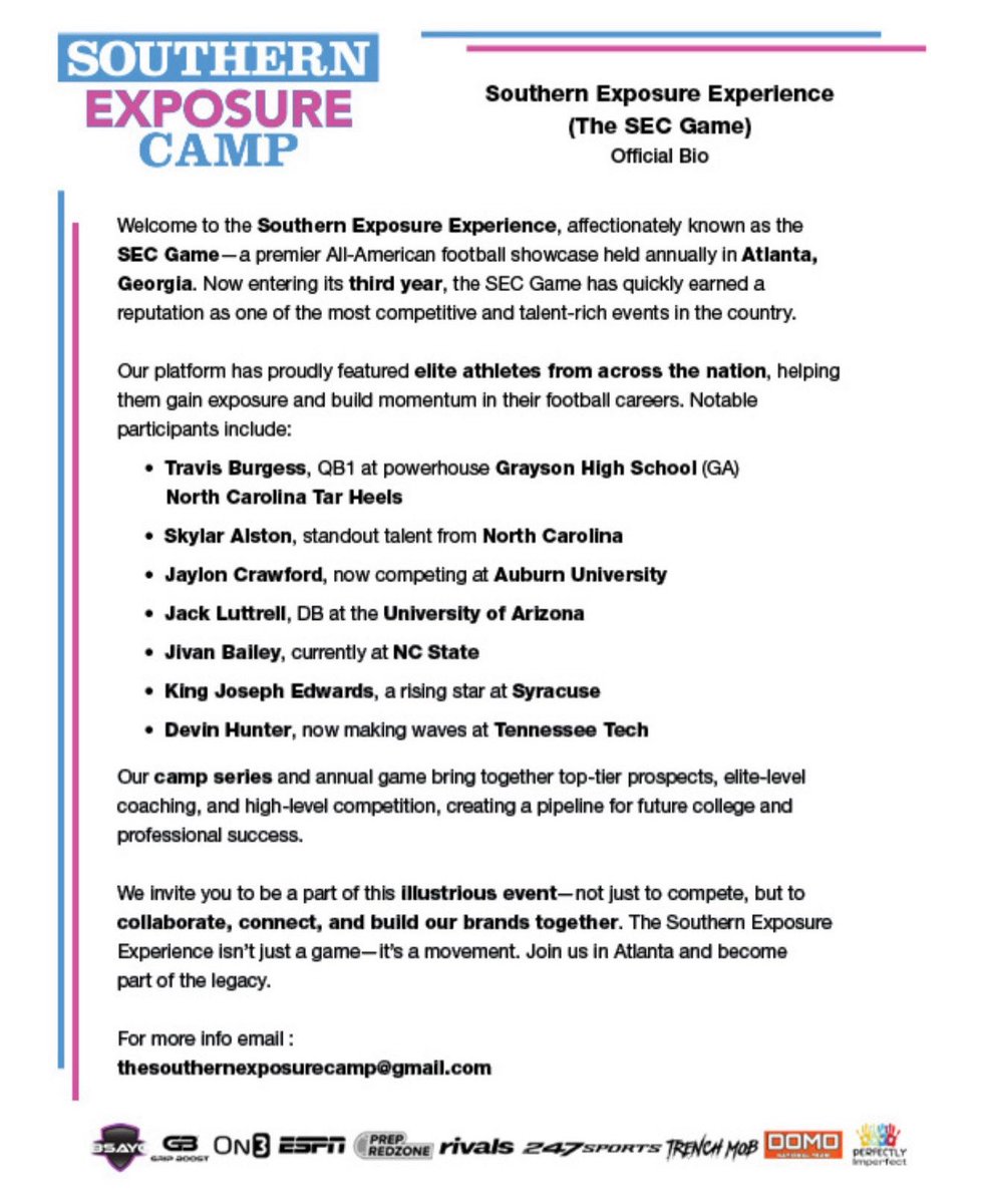 Dustin Pinkney (@dustinpinkney_) on Twitter photo Thank You <a href="/TheSouthExCamp/">Southern Exposure Camp</a> for the invite!! #AGTG <a href="/CoachNickKnight/">Nick Knight</a> <a href="/coachpaxia/">Coach Paxia</a> <a href="/NEGARecruits/">Northeast Georgia Recruits</a> <a href="/H2_Recruiting/">Hasani (H2) | Football Recruiting</a> Thank You <a href="/TheSouthExCamp/">Southern Exposure Camp</a> for the invite!! #AGTG <a href="/CoachNickKnight/">Nick Knight</a> <a href="/coachpaxia/">Coach Paxia</a> <a href="/NEGARecruits/">Northeast Georgia Recruits</a> <a href="/H2_Recruiting/">Hasani (H2) | Football Recruiting</a>
