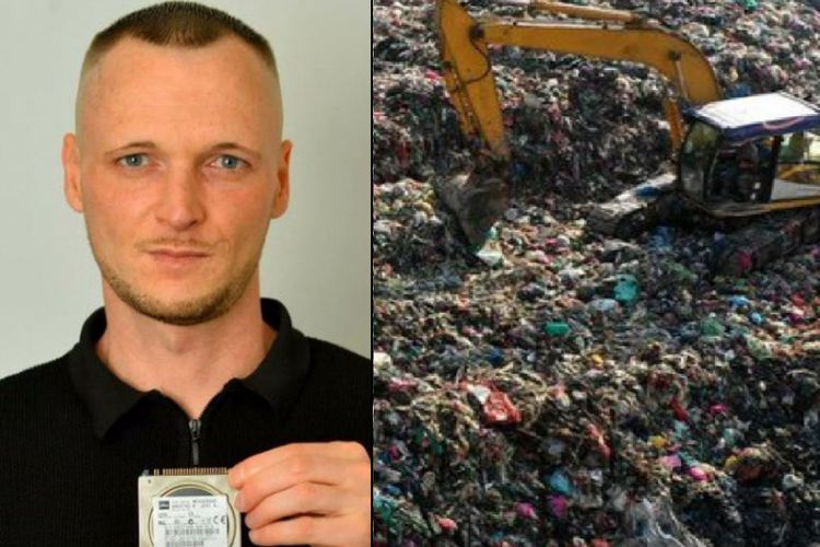 失踪的8000个比特币：一场历时12年的数字寻宝记

2013 年夏天，威尔士码农 James Howells 误把一块旧硬盘扔进垃圾袋；

他太忙，没注意那块盘上写着“BTC backup”。

当时价值不到 £50 万，如今相当于 ≈ 7.5 亿美元 —— 

8000 枚比特币，消失在新港垃圾填埋场的20万吨废土下。