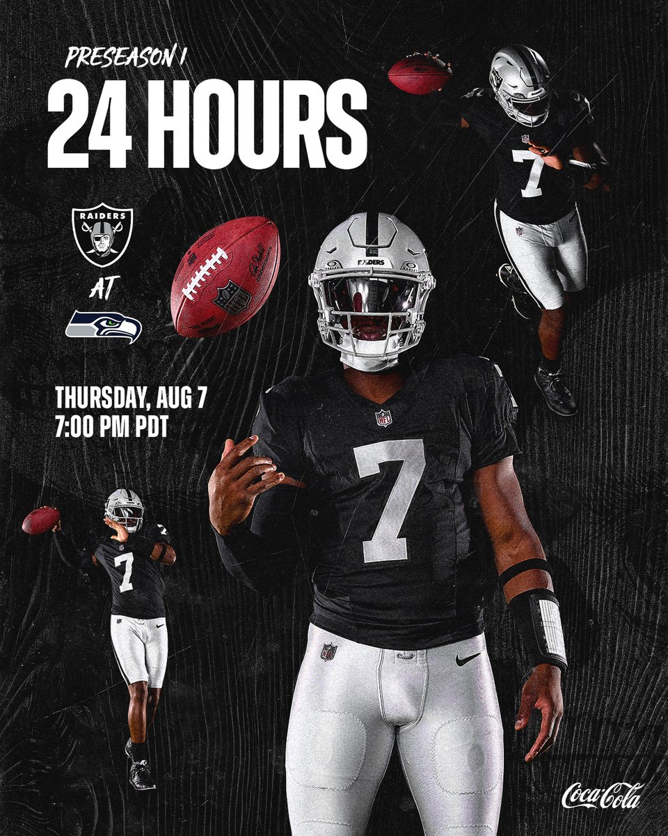 The wait is almost over.

#LVvsSEA | #RaiderNation