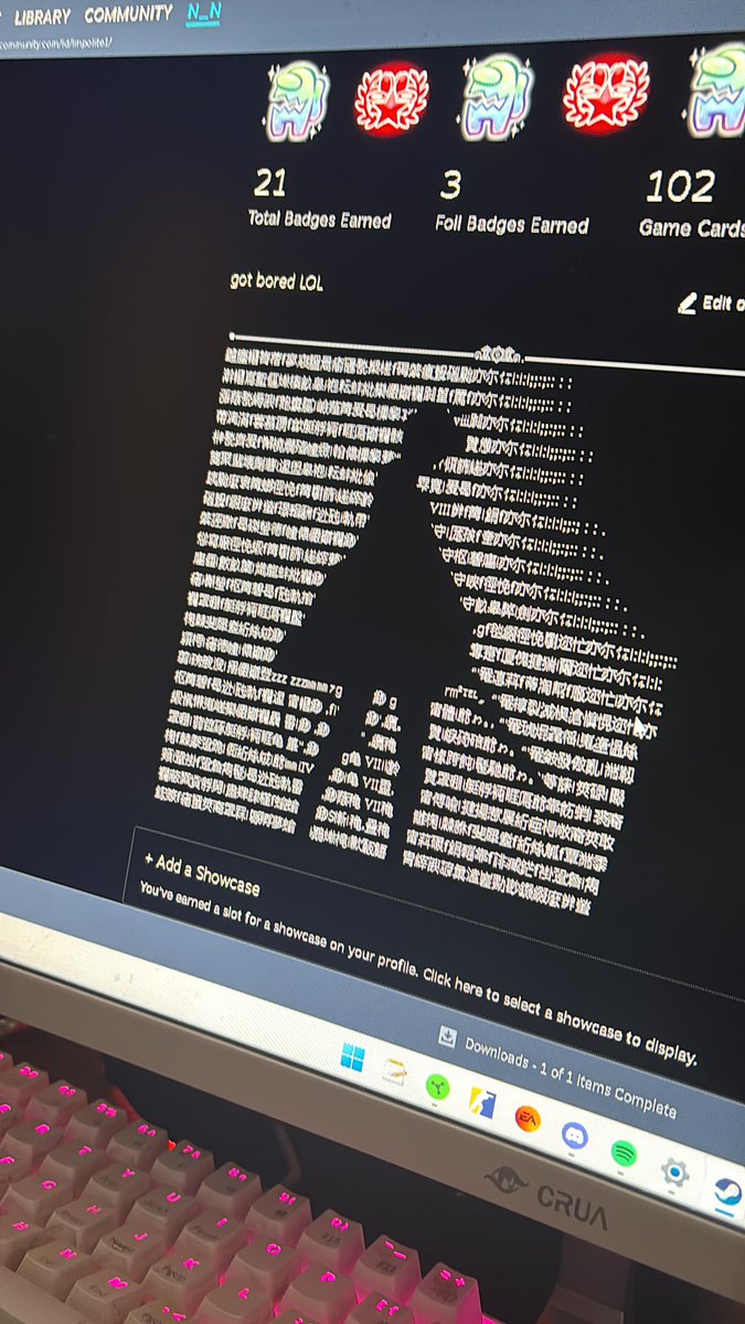 my steam prfile so tuff