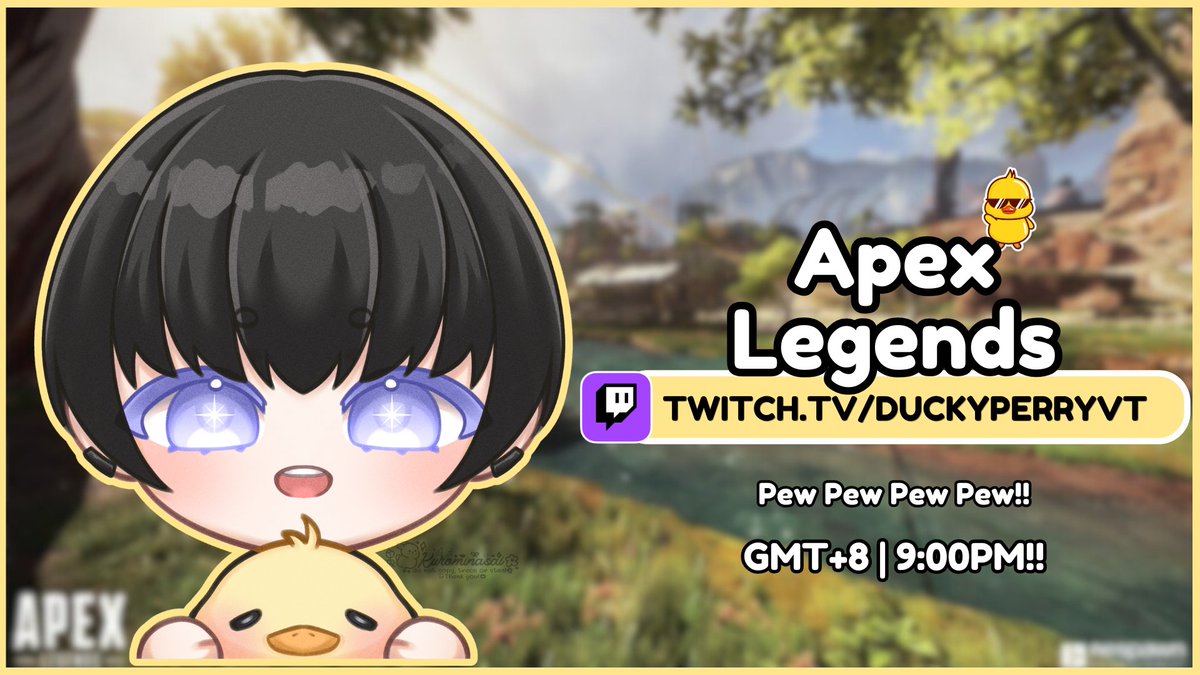 heard they got new update and season LEZZ GO!!
come and hang out with my stream later o<o)..

Visit me on:
twitch.tv/duckyperryvt