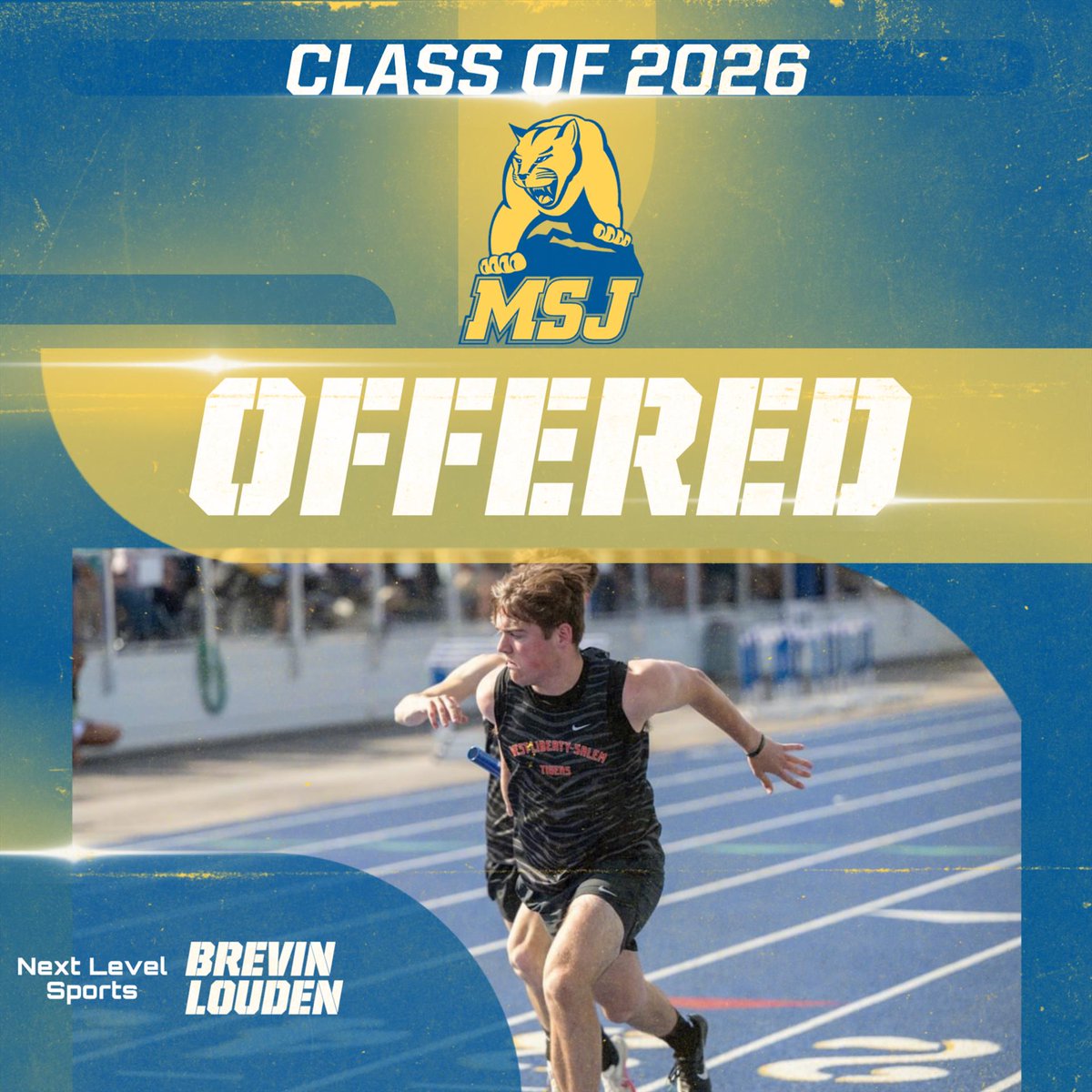 Next Level Sports (@nlevelsports) on Twitter photo 📣 OFFERED! <a href="/brevinlouden/">Brevin Louden</a>
Class of 2026 athlete Brevin Louden has received an offer from Mount St. Joseph University!
Hard work pays off — excited to watch his journey continue. 💪
📍 Powered by Next Level Sports
📸 #NextLevelAthlete #CollegeOffer #ClassOf2026 #TrackAndField 📣 OFFERED! <a href="/brevinlouden/">Brevin Louden</a>
Class of 2026 athlete Brevin Louden has received an offer from Mount St. Joseph University!
Hard work pays off — excited to watch his journey continue. 💪
📍 Powered by Next Level Sports
📸 #NextLevelAthlete #CollegeOffer #ClassOf2026 #TrackAndField