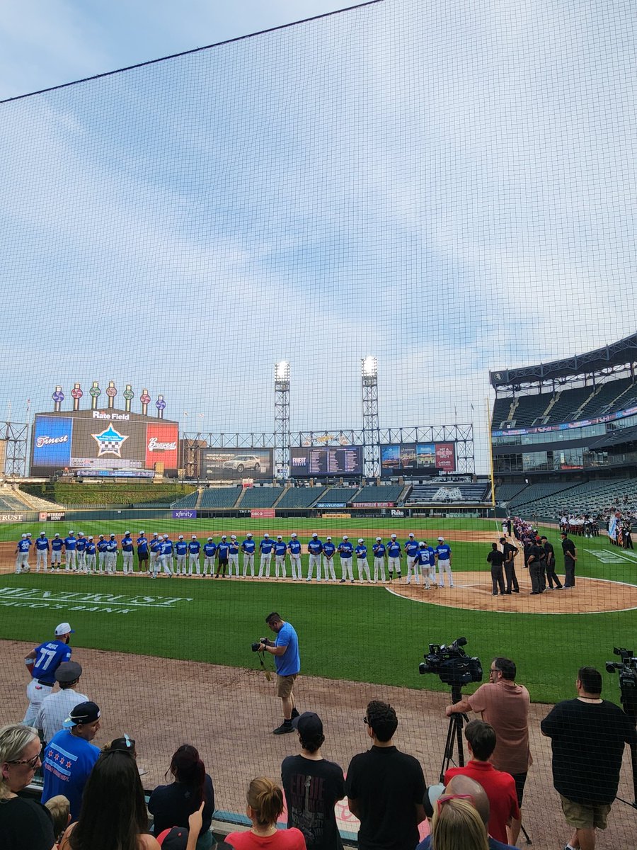 When all of the men on the field are willing to sacrifice their lives everyday. #FinestvsBravest