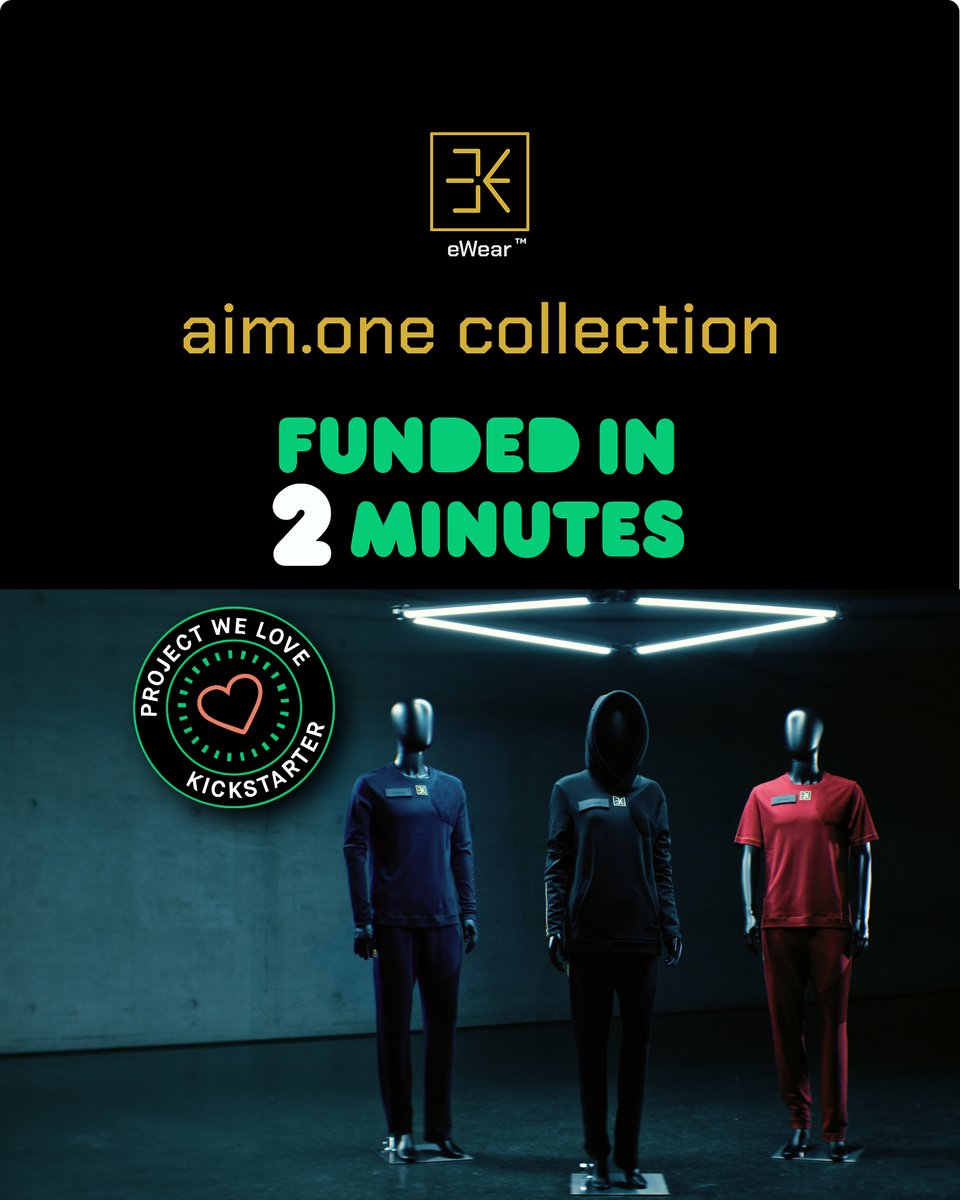 Fully funded in under 2 mins. 💥
"Project We Love" badge in 24h. 🔥
Now featured on Kickstarter's homepage. 🤯
GG WP &amp; thx to all – this is just the beginning. 🫡 
<a href="/Kickstarter/">Kickstarter</a> 
#aimone #causeyougotgame #projectwelove