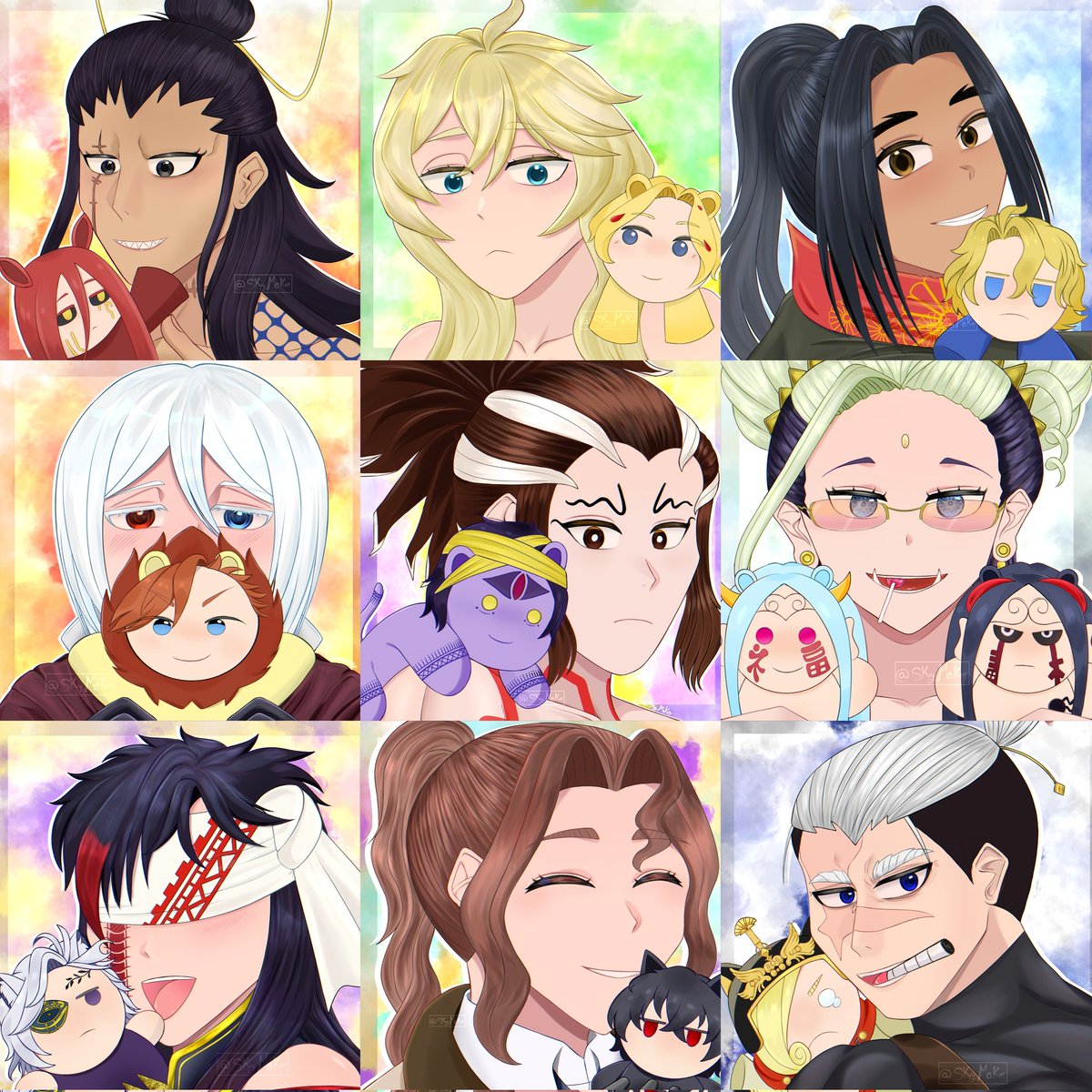 SkyMarker5's tweet photo. Einjervas fem+Some infiltrated couples 💖
#RecordofRagnarok
#shuumatsunovalkyrie
#終末のワルキューレ
#Thorlu #AdanxEva #Posekoji #Herjack #Shivaden #Shafuku #Hadesqin #Beelniko #Areleo #Susaoki #Aposimo #Nostradamus #SakataKintoki https://t.co/e9rL1P8P8e