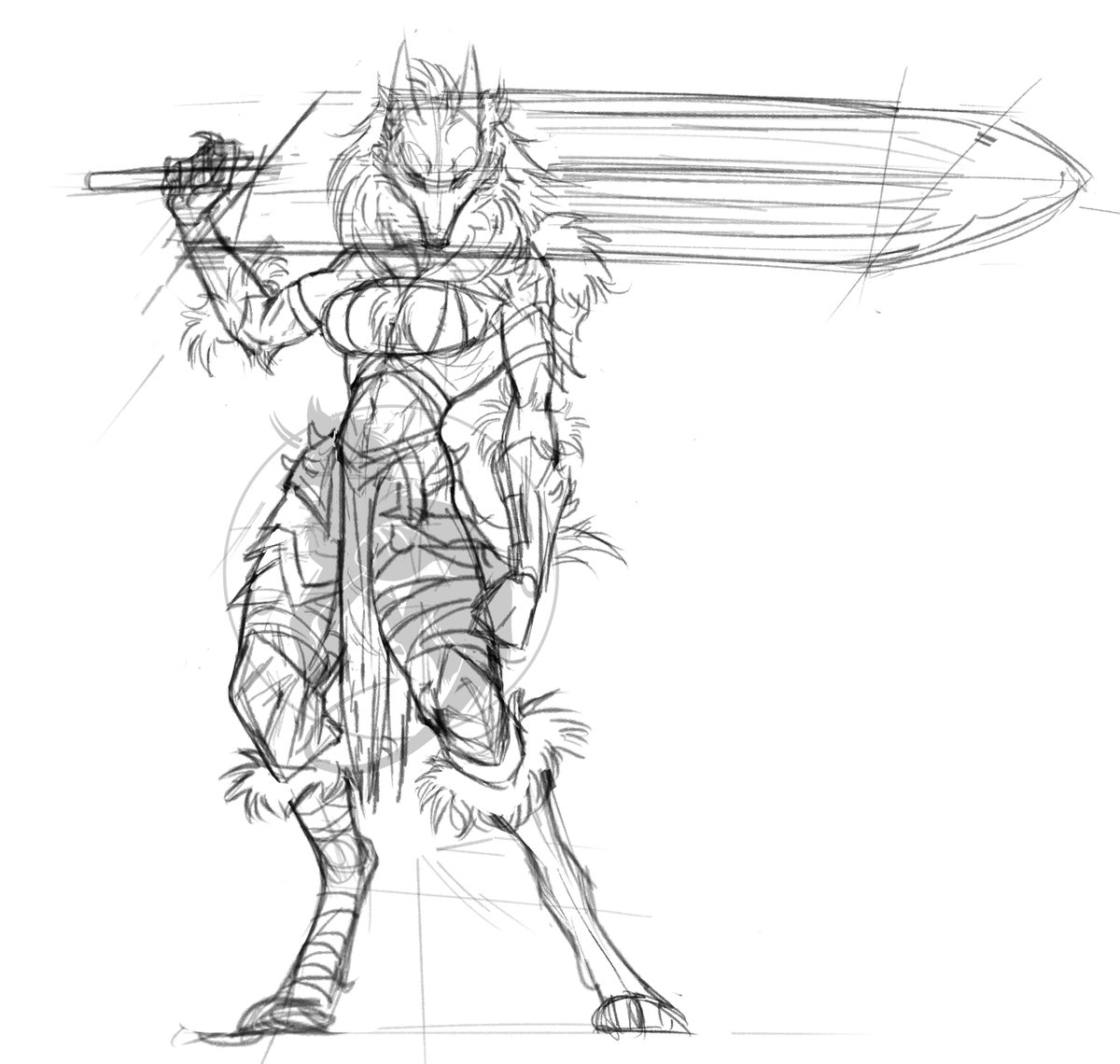 livid_k9's tweet photo. WIPP

#Art #Wolf #Berserk #Humanoid #DnD https://t.co/Tpo1MrcmhB