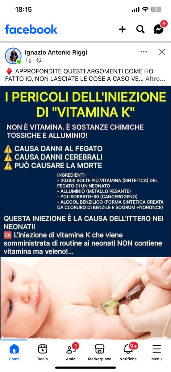 Perché fanno questa puntura ai neonati senza chiedere il permesso ai genitori ed avvertire dei danni che può provocare.