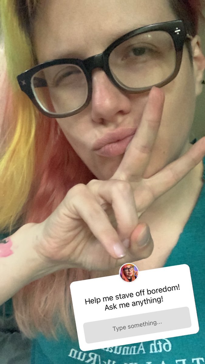 So sorry I missed today’s stream! 😭
My first time with COVID is hitting me hard and I fell asleep before I could announce the cancelation. 

I am gonna try to stream on Friday if I am feeling better- but feel free to AMA in the meantime!