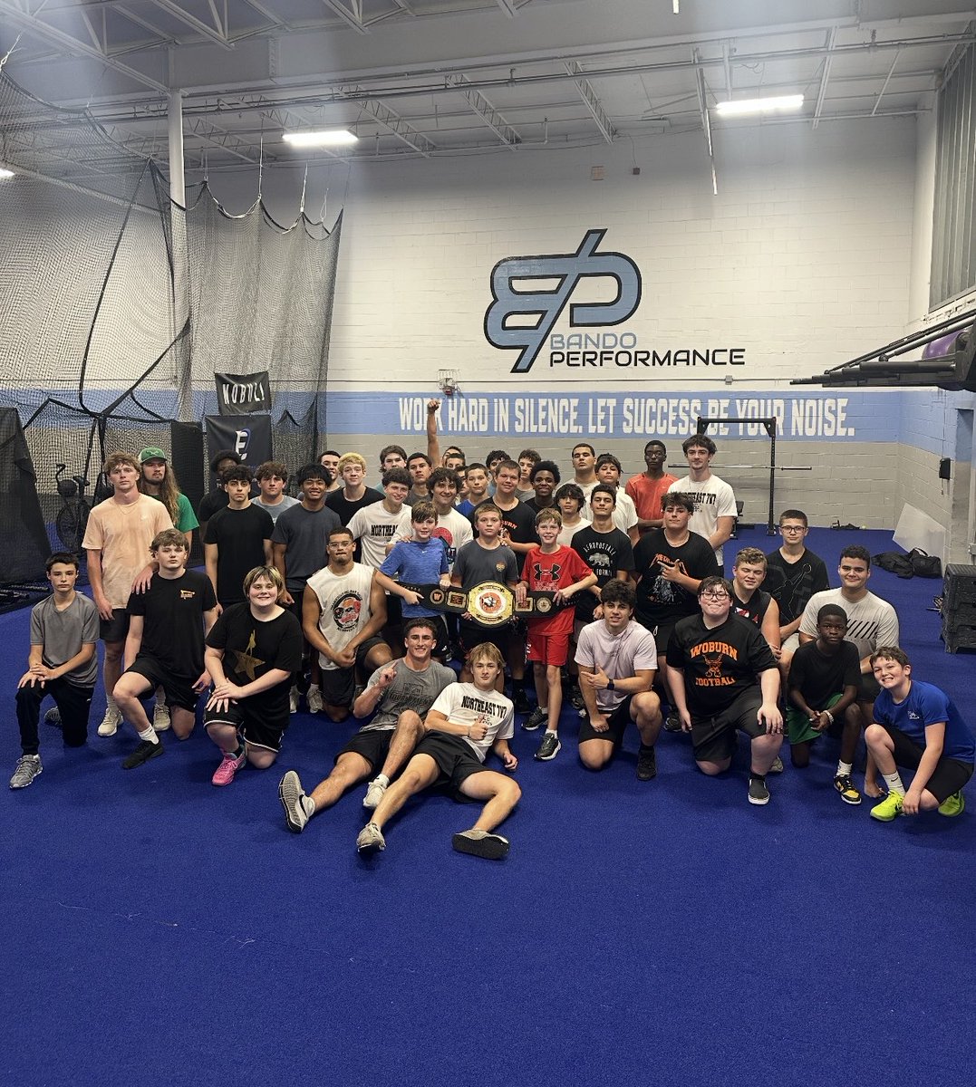 CAMERON CRAWFORD, LEO PARZIALE, TANNER CRAWFORD. Workout CHAMPS! Ready for Mid School FOOTBALL, less than 3weeks! ⁦<a href="/MasonDoherty20/">Mason Doherty</a>⁩ @coachmulwb19 ⁦<a href="/dtcsports/">Daily Times Sports</a>⁩ ⁦<a href="/BandoWoburn/">Bando Performance</a>⁩ ⁦<a href="/CoachCesvette/">Christian Cesvette</a>⁩