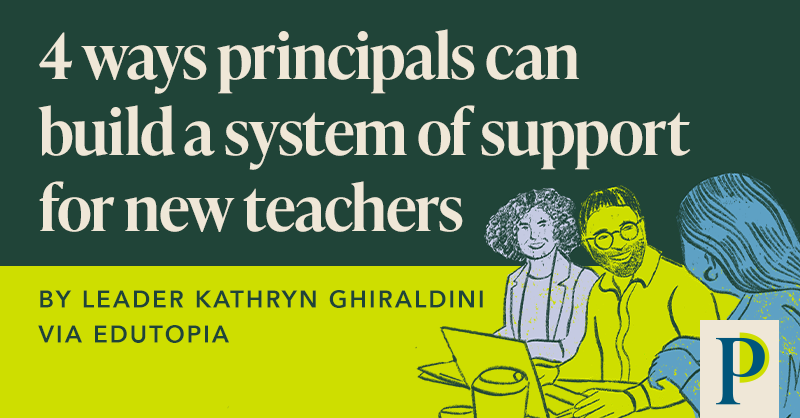 PrincipalProj's tweet photo. New teachers – including those transferring from other schools – are a long-term investment, and what you do for them this year matters long term.

Read on for ideas from leader Kathryn Ghiraldini and @edutopia:

https://t.co/URQsEv9O9X https://t.co/fZAvXdLUlM