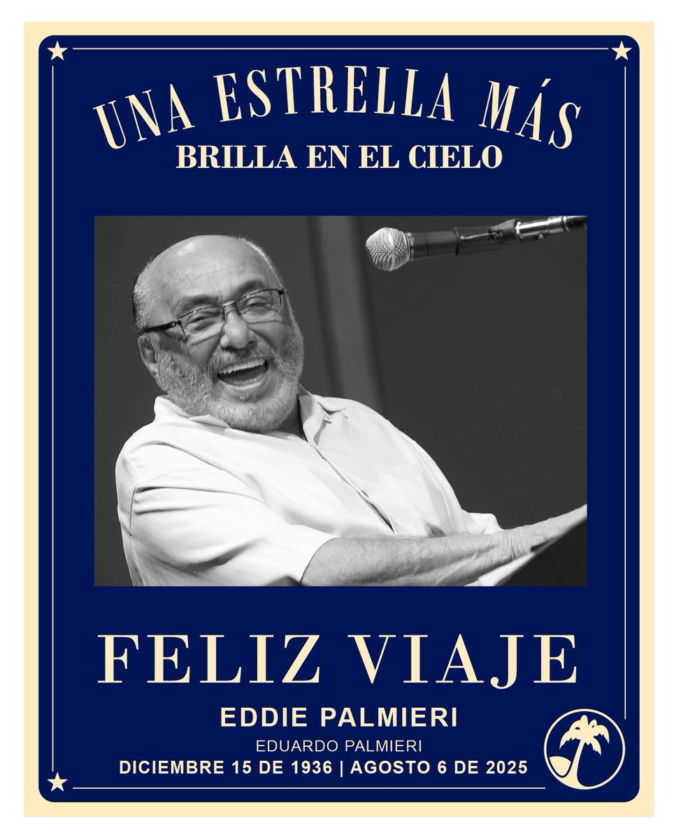 Se apaga una leyenda, pero su música queda viva por siempre en los 100.9 FM y en el corazón de todos los salseros ❤️‍🩹 🌴

Gracias por tanto, maestro 🕊️🎶