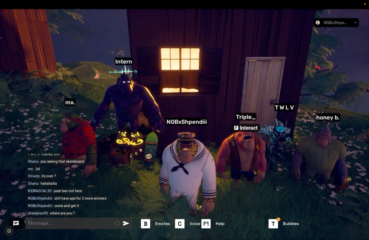 These G's and Kodas are quick.. ApeChain NFTs up for grabs.

Quick snap with some of the squad of winners