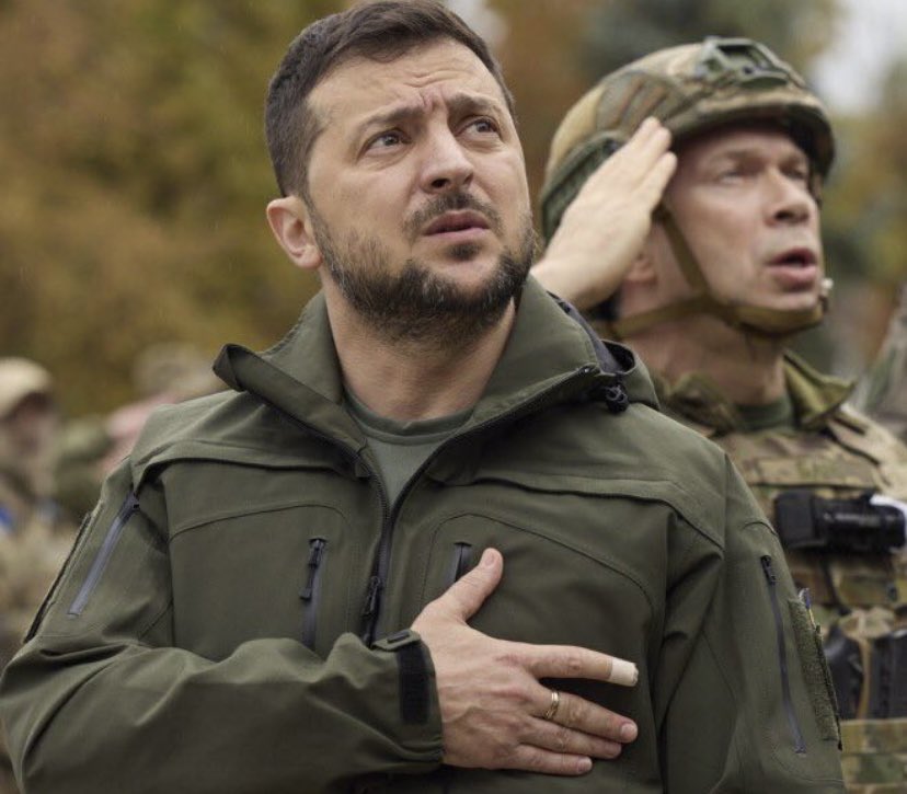 This is the man who deserves the Nobel Peace Prize.   

President Zelensky is a hero who   has been fighting for peace for 3 1/2 years.