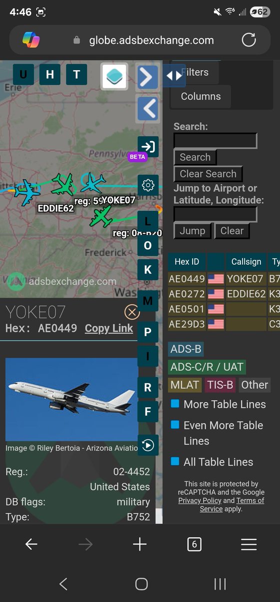 norb420's tweet photo. #AE0449 as #YOKE07
#AE0272 as #EDDIE62
#AE0501 as ?
#AE29D3 as ?
These 4 trying to figure out their dance partner over south western Pennsylvaniaπ. https://t.co/kD9ChVz1IB