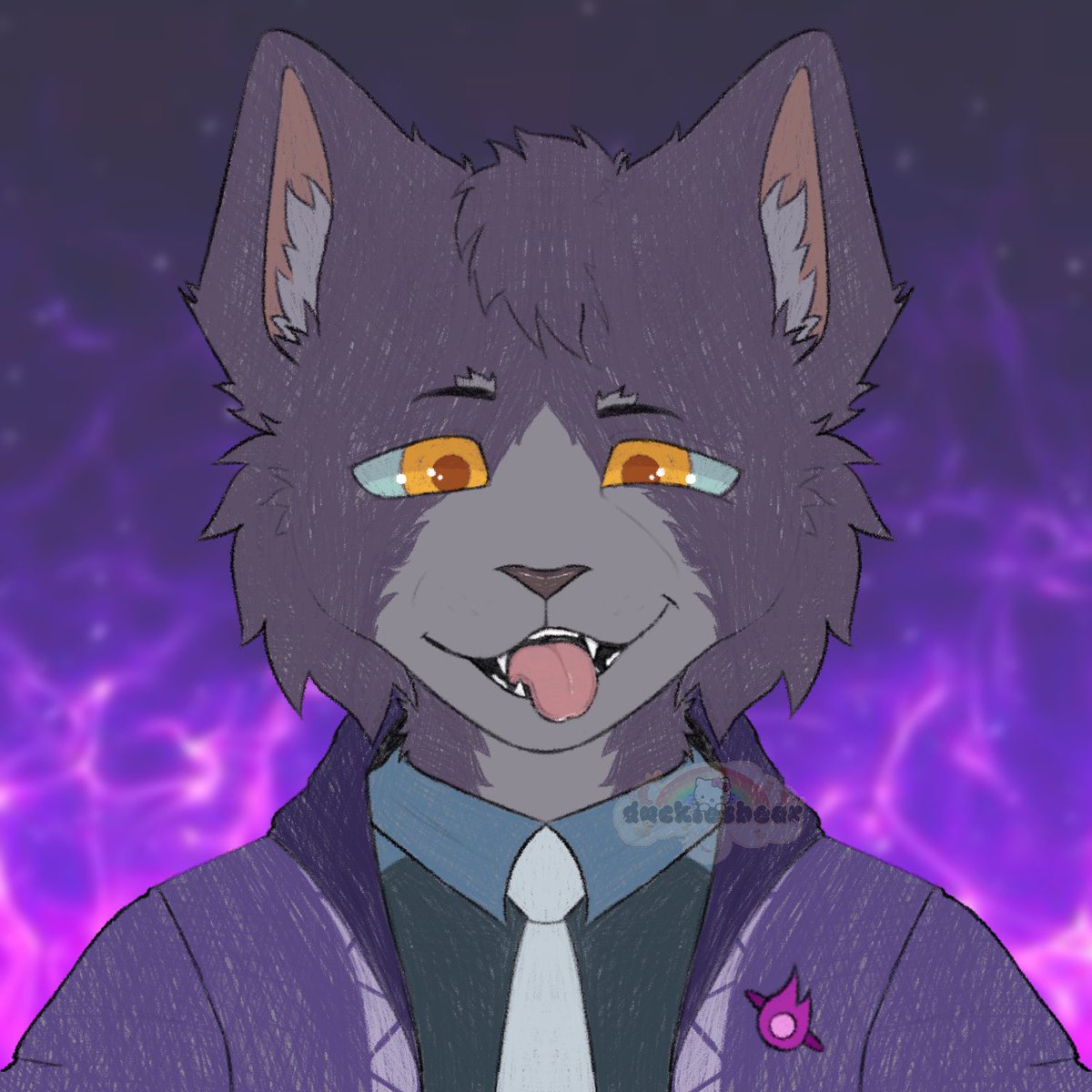 🔮🐈‍⬛🐾[commsion] — someone on discord! 
•

another commission! super proud of this one hehe

•
🏷 #furry #furryart #furryfandom #furryartist #digitalart #cuteart #furrycommission #commission