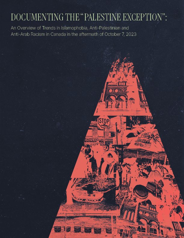 Standing today with members from 🇨🇦 Palestinian, Muslim &amp; Arab communities to mark the launch of a new report documenting the rise of Islamophobia, anti-Palestinian &amp; anti-Arab racism threatening civil liberties, safety, &amp; youth throughout our society.  🔗yorku.ca/laps/research/…