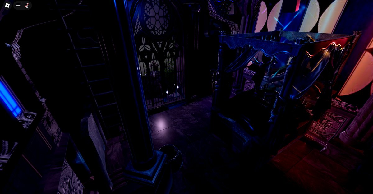 F0S_T3R's tweet photo. Showcasing one of my half finished dorms! - 1/3 
Dorm made for oc - Riverman, has both back balcony, outside, and second floor outside customized https://t.co/07huHcJuh3