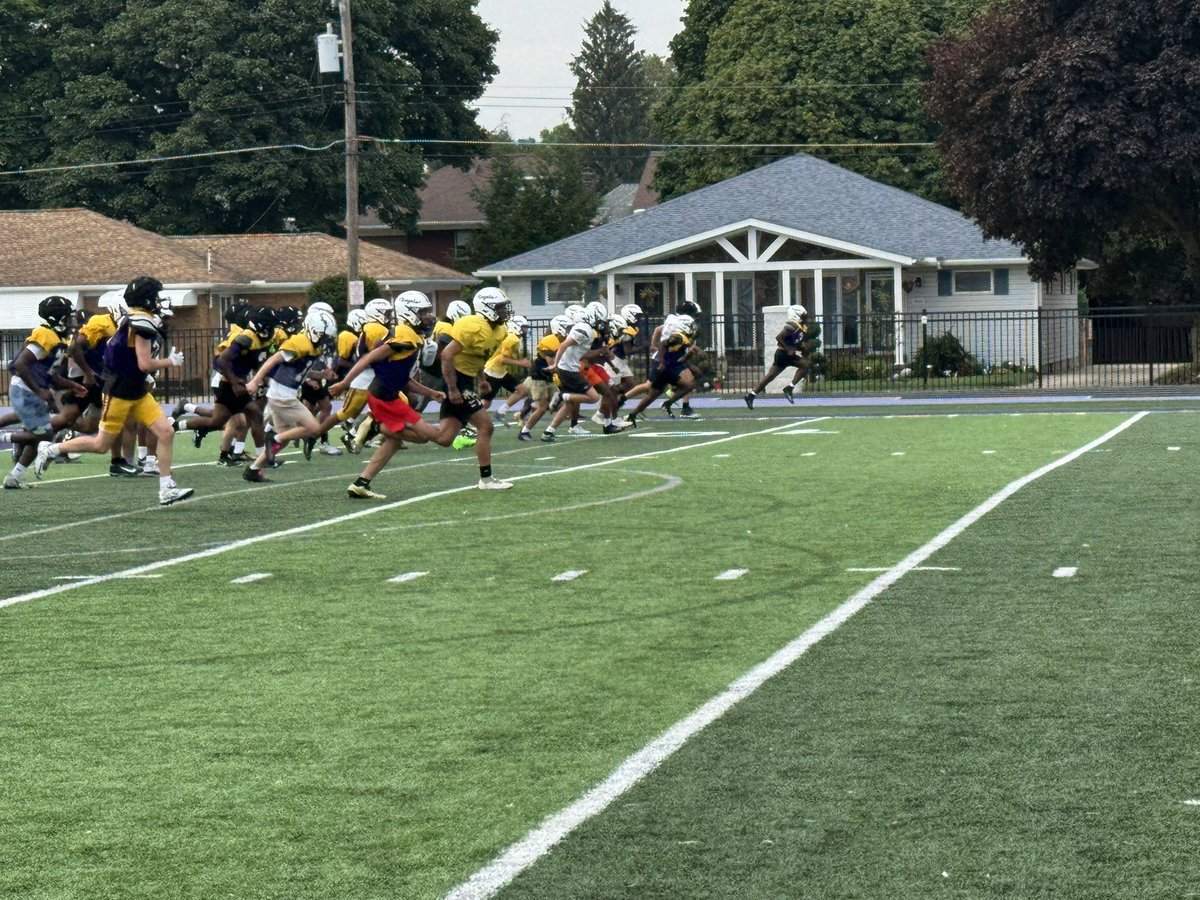 Camp 11 is over at Erie High! The Royals are absolutely loaded with athletes this year. Man oh man.