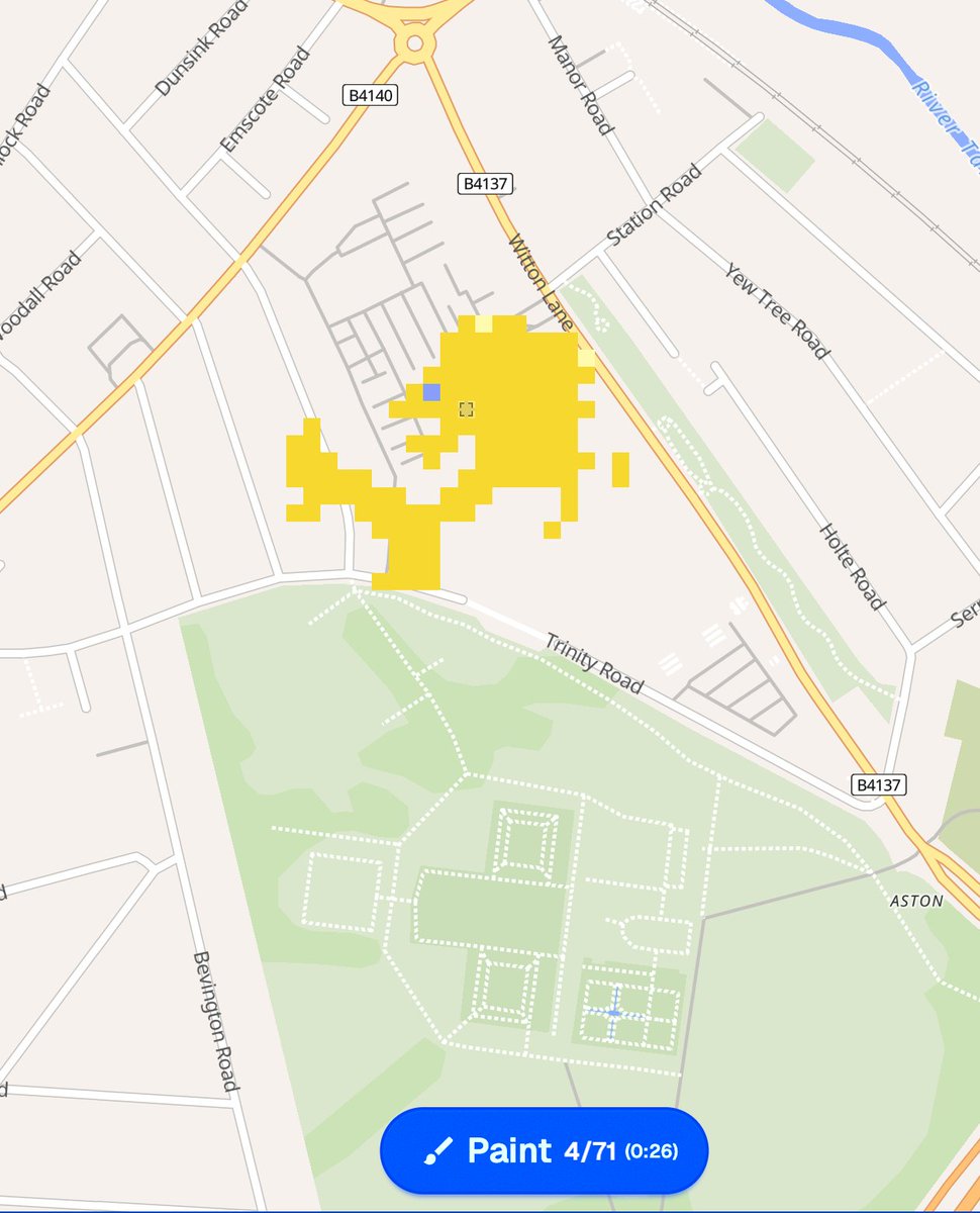 weezavfc's tweet image. Doing my part on that new wplace website thing. #MakingMyMark