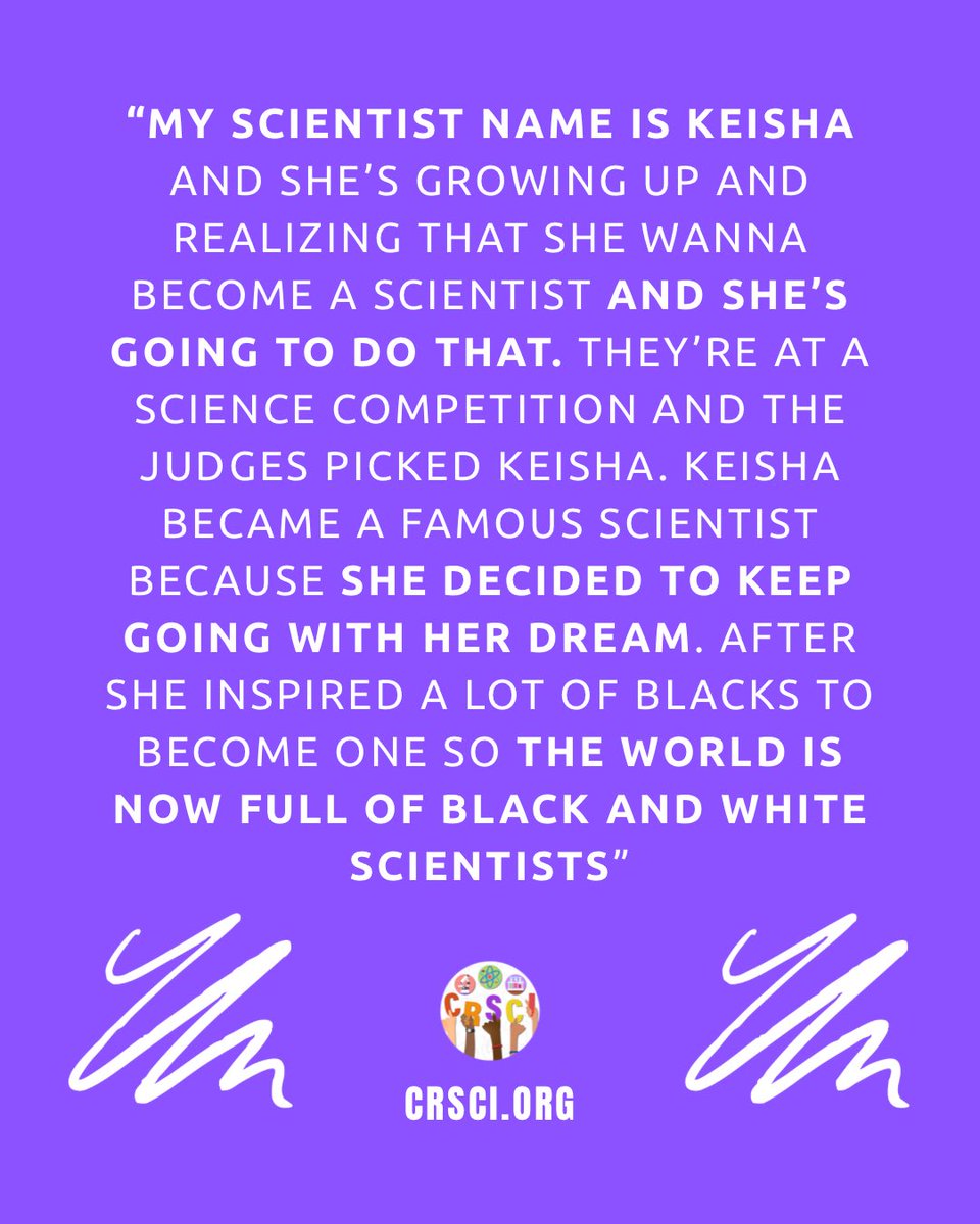 cr_sci's tweet image. This is why representation matters. This is why we do the work.

📚 Visit the General Science page on our FREE learning hub to grab this meaningful back-to-school activity. Be sure to share your students’ drawings with us! 👩🏿‍🔬🎨

#RepresentationMatters #ScienceIdentity #STEMForAll