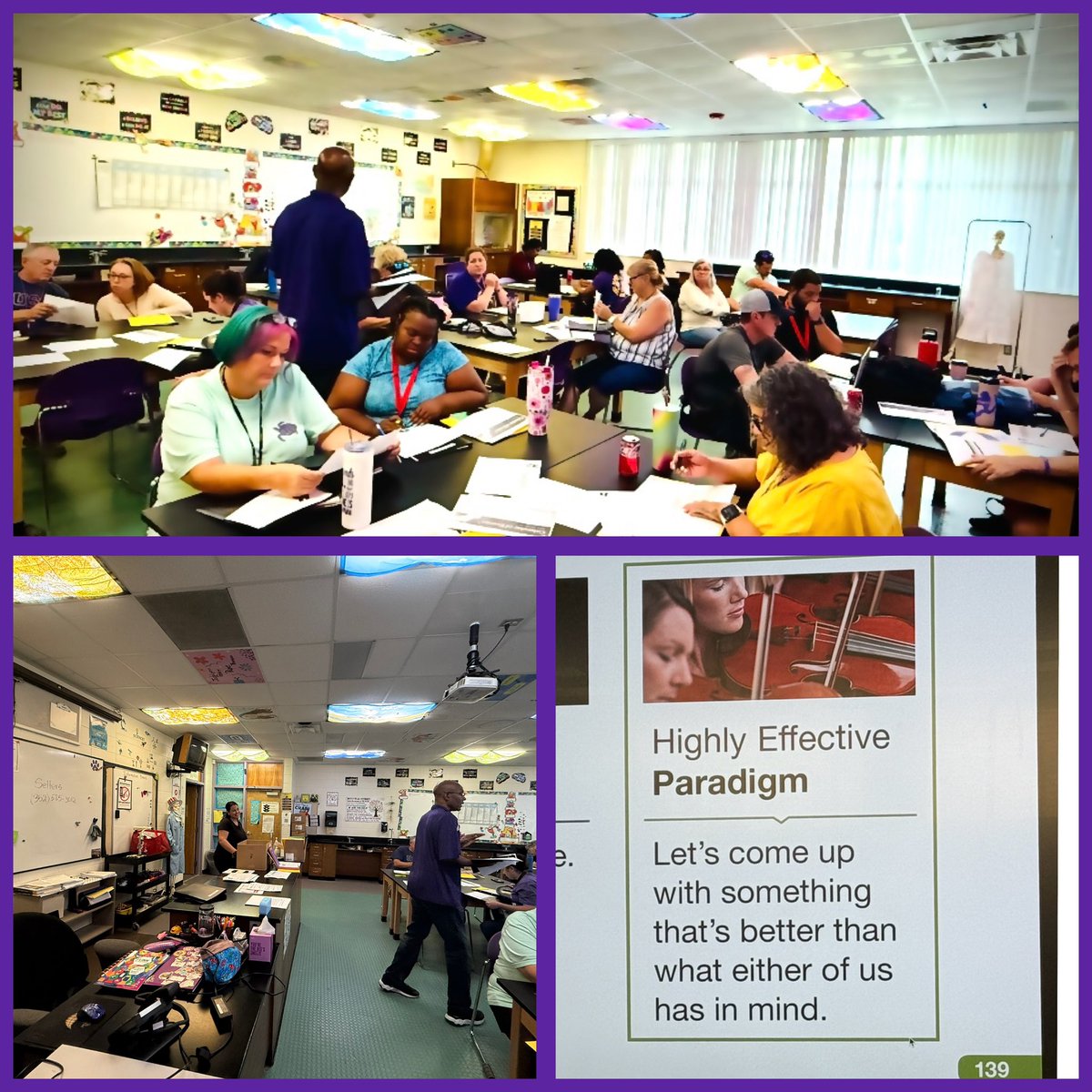 Leopard_Admin's tweet image. Our amazing teachers embraced the Leader in Me mindset today! From training and policy review to prepping classrooms and planning with purpose — we’re ready to lead, grow, and set the tone for success. 💛💜#LeaderInMe @HernandoSchools #ChallengeAccepted #LeopardPride