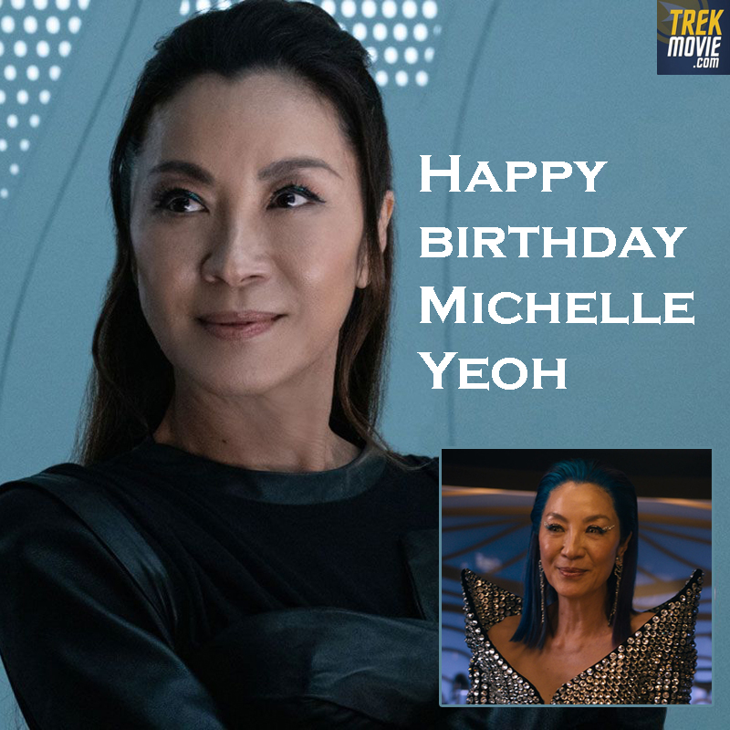 Wishing a very happy birthday to Oscar winner Michelle Yeoh, known as both Captain Georgiou and Emperor Georgiou on #StarTrekDiscovery... and she brought the character back in a Section 31 TV-movie.