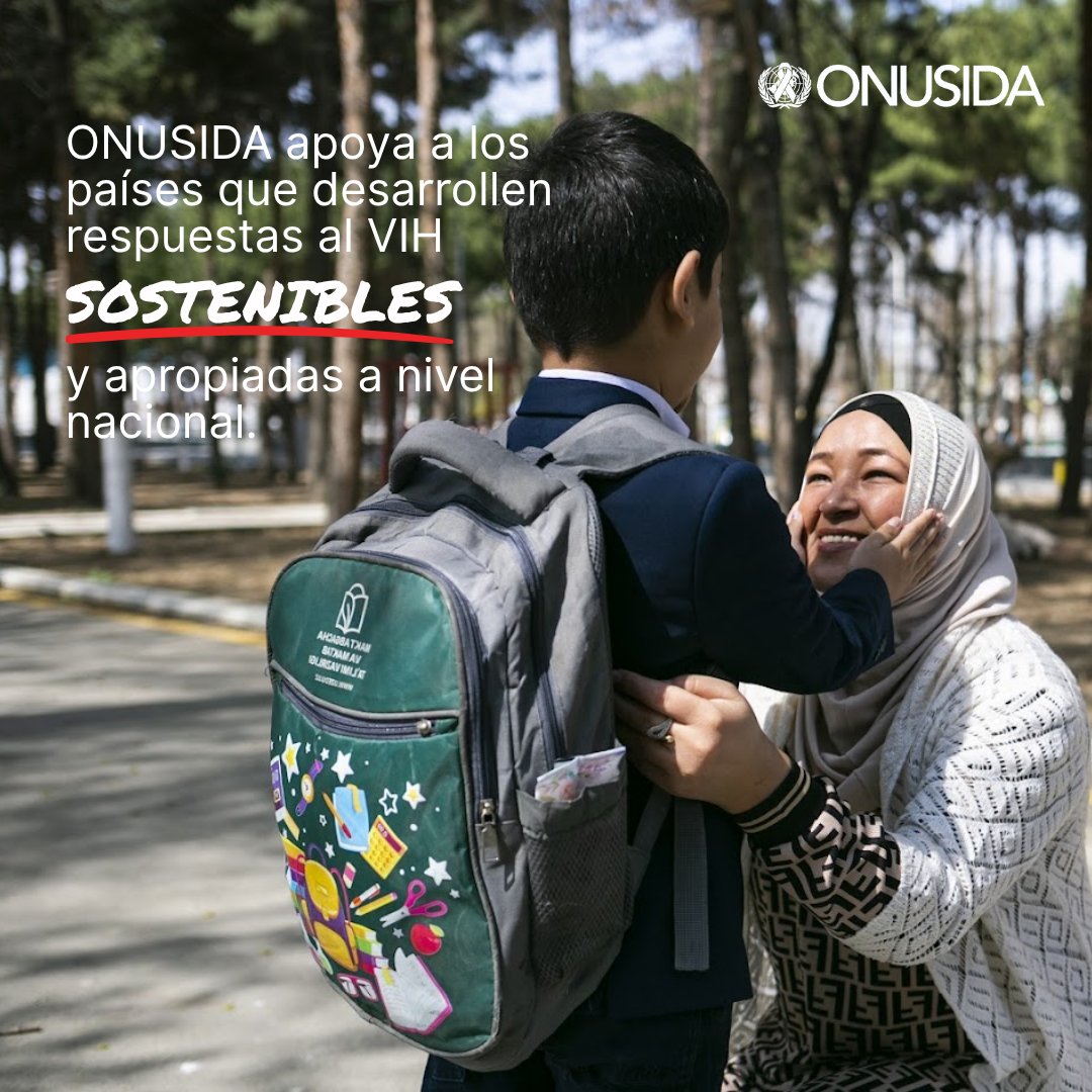 La financiación mundial para el VIH está disminuyendo, amenazando avances. 

Necesitamos respuestas sostenibles. 

Su apoyo a ONUSIDA nos ayudará a un futuro sin sida. 

Done ahora: unaids.org/es/donate 

#InvestinUNAIDS
