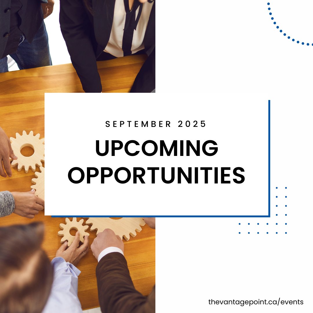 Fall into learning this September with some great opportunities, including Access to Records and Record Keeping, Strategic Plan Implementation, Board Diversity and Inclusion: Introduction to Key Concepts, and more. Grab your spot today!

thevantagepoint.ca/events/