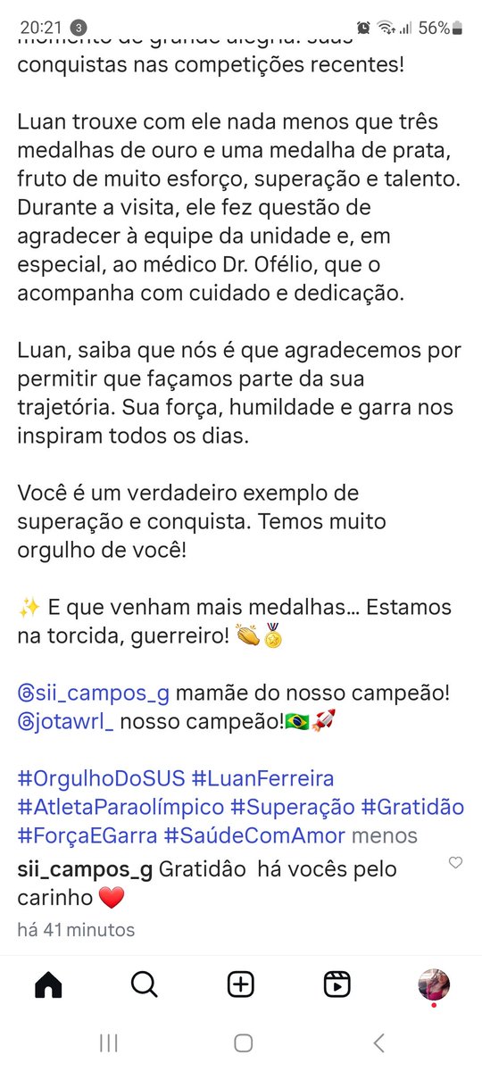 Gratidão e o nome ! ❤️