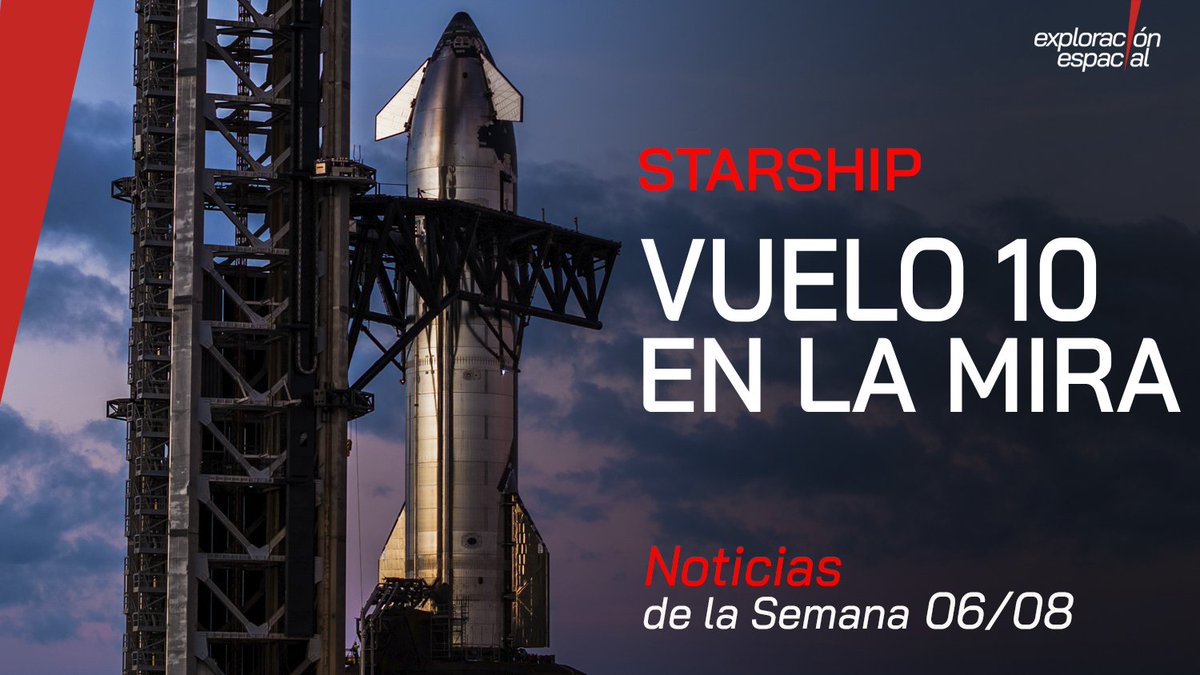 Algunas de las noticias espaciales más relevantes de la semana:

-Cobertura lanzamiento Crew 11. 
-<a href="/blueorigin/">Blue Origin</a> NS-34. 
-NISAR ya está en órbita. 
-<a href="/GilmourSpace/">Gilmour Space</a> y su primer lanzamiento. 
-<a href="/SpaceX/">SpaceX</a>: Starship vuelo de prueba 10 en la mira.

   youtu.be/vPy8bH2t8O4?si…