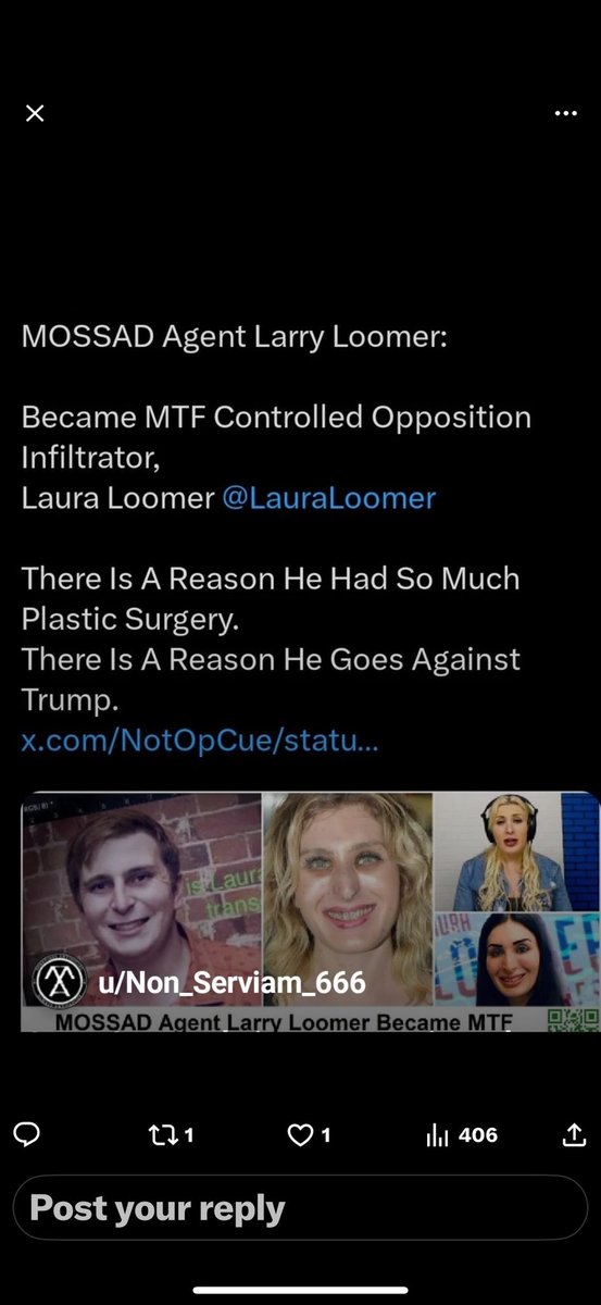 <a href="/LauraLoomer/">Laura Loomer</a> <a href="/IlhanMN/">Ilhan Omar</a> Hey watch it, Israel’s greatest hero Jeffery Epstein was a pdf file! Release the Larry Loomer files, I say!