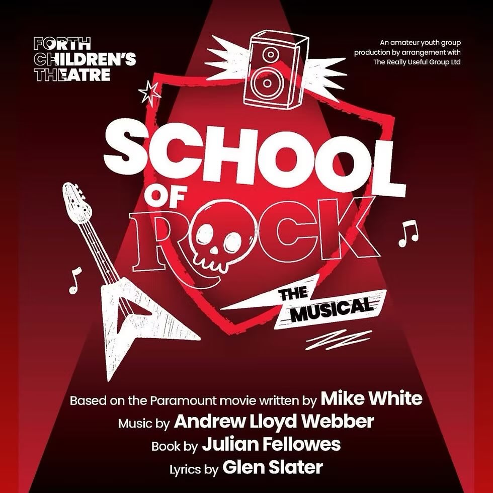 ⭐️ ⭐️ ⭐️ ⭐️  School of Rock by Forth Children’s Theatre not only rocks, it soars. 

School of Rock follows down on his luck Dewey Finn, who having been expelled from his band finds a novel way to win Battle of the Bands. Horace Green School doesn’t quite know what it’s in for.