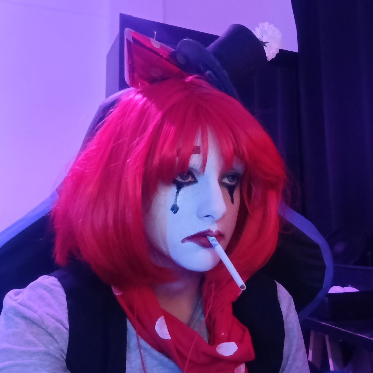 NotLazav's tweet photo. Time to get the daily losses
#idvcosplay #identityvcosplay #idv #identityv #idvjoker #weepy #weepycosplay #weepingclown #notlazavcosplay #idvweepingclown #weepingclowncosplay #Idvgame https://t.co/VU81k4SwgY